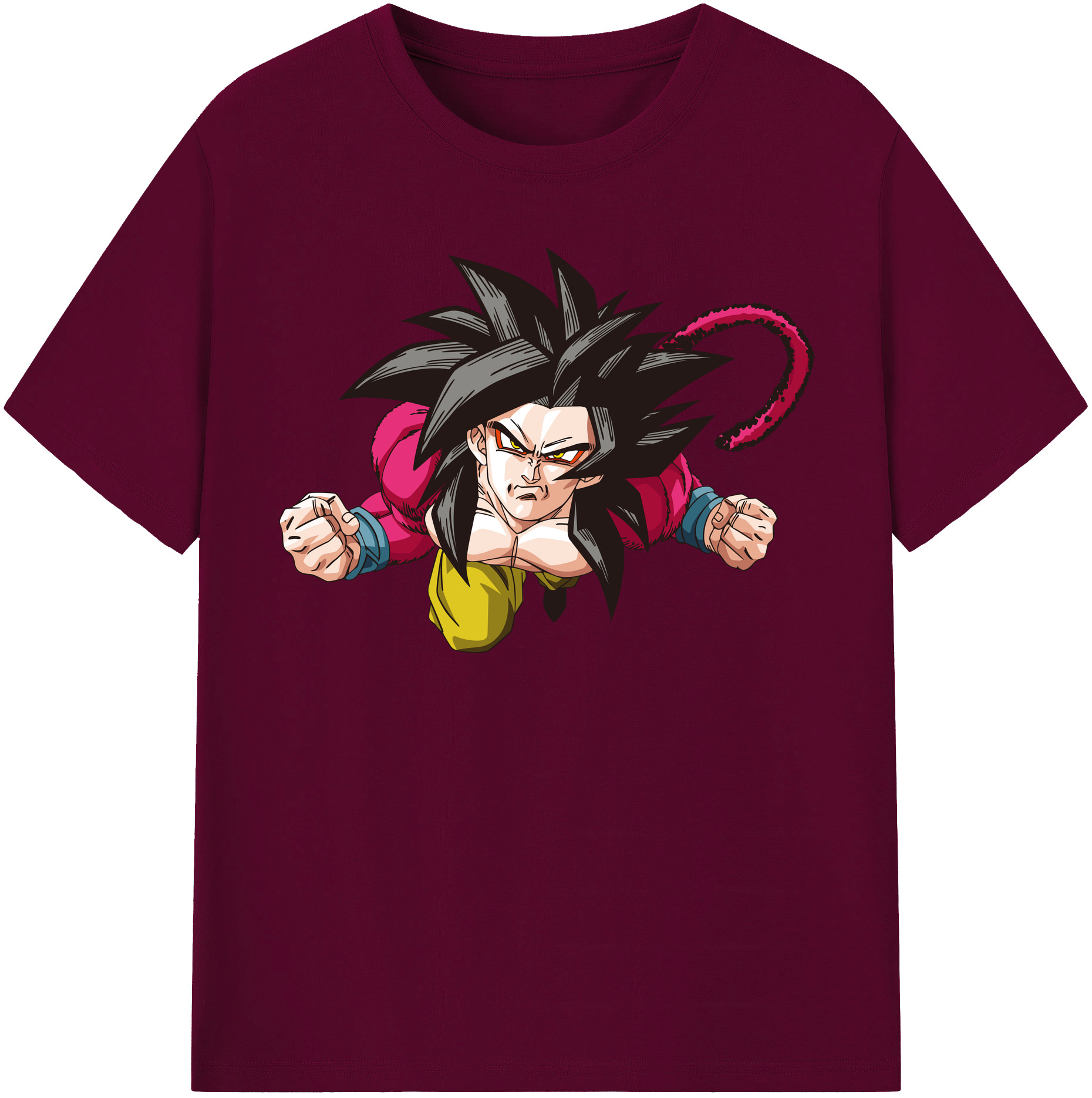 （画像用） ドラゴンボール 孫悟空（そん ごくう）Son Goku カカロット DRAGON BALL Kakarotto レディースカジュアルプリントTシャツ（綿100％）